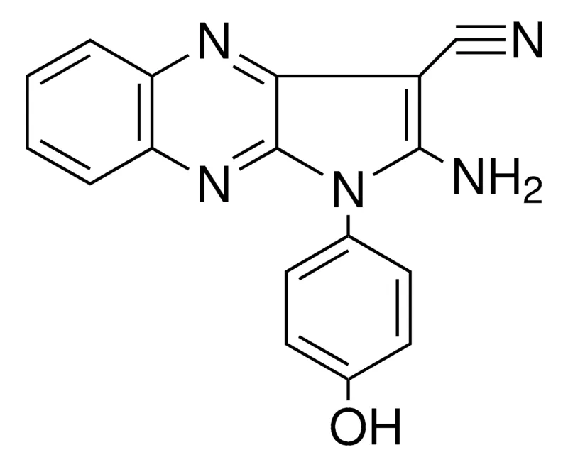 Sigma-Aldrich 2-AMINO-1-(4-HYDROXY-PHENYL)-1H-PYRROLO(2,3-B)QUINOXALINE-3-CARBONITRILE,AldrichCPR