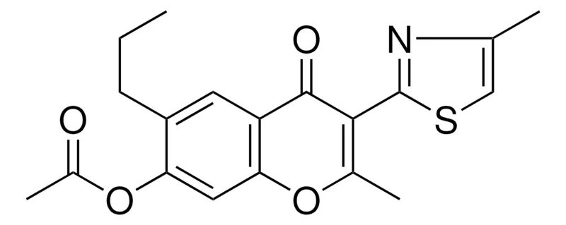 Sigma-Aldrich ACETIC ACID 2-ME-3-(4-METHYL-THIAZOL-2-YL)-4-OXO-6-PROPYL-4H-CHROMEN-7-YL ESTER,AldrichCPR