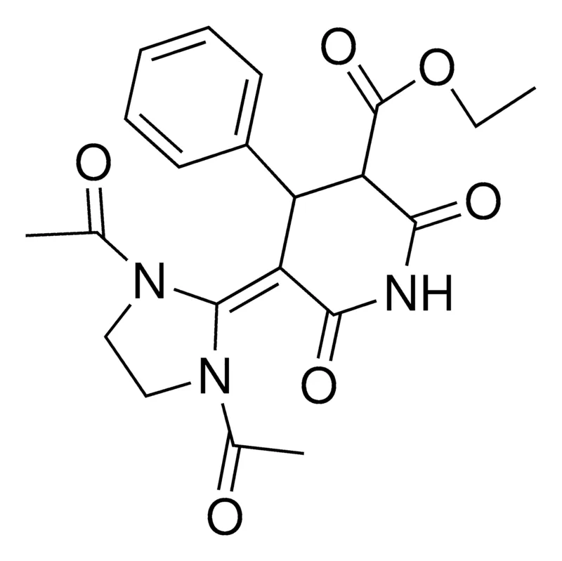 Sigma-Aldrich ETHYL 1(2ACETAMIDOETHYL)5(13DIAC-2IMIDAZOLIDINYLIDENE)26DIOXO4-PH3PIPERIDINE CO2,AldrichCPR