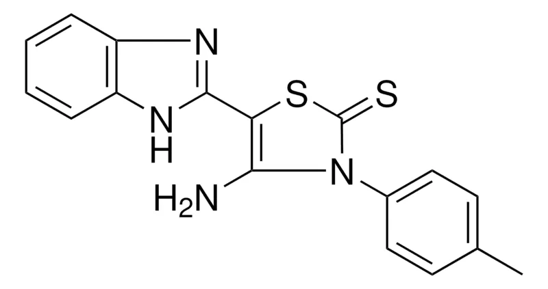 Sigma-Aldrich 4-AMINO-5-(1H-BENZIMIDAZOL-2-YL)-3-(4-METHYLPHENYL)-1,3-THIAZOLE-2(3H)-THIONE,AldrichCPR