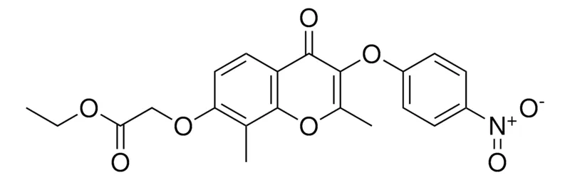 Sigma-Aldrich (2,8-DIMETHYL-3-(4-NITRO-PHENOXY)-4-OXO-4H-CHROMEN-7-YLOXY)-ACETIC ACID ET ESTER，AldrichCPR
