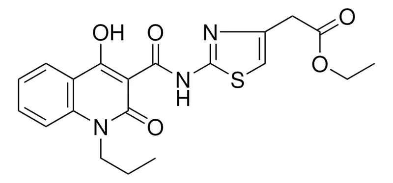 Sigma-Aldrich ETHYL (2-{[(4-HYDROXY-2-OXO-1-PROPYL-1,2-DIHYDRO-3-QUINOLINYL)CARBONYL]AMINO}-1,3-THIAZOL-4-YL)ACETATE，AldrichCPR