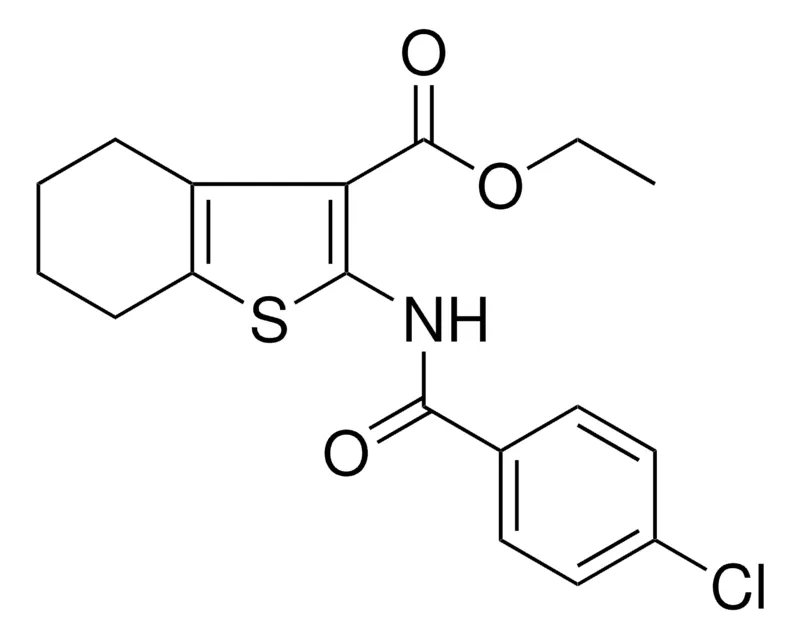Sigma-Aldrich 2-(4-CL-BENZOYLAMINO)-4,5,6,7-4H-BENZO(B)THIOPHENE-3-CARBOXYLIC ACID ETHYL ESTER,AldrichCPR