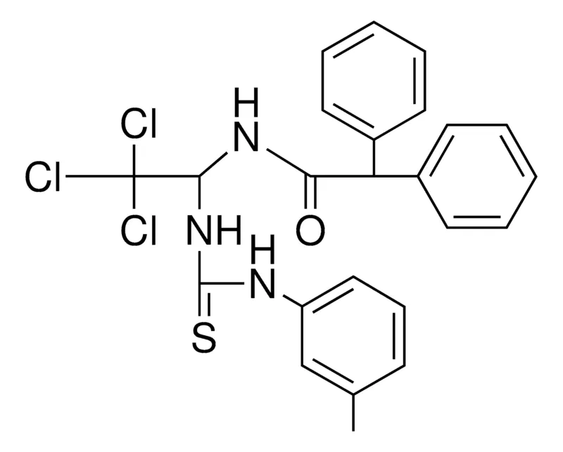 Sigma-Aldrich 2,2-DIPHENYL-N-(2,2,2-TRICHLORO-1-(3-M-TOLYL-THIOUREIDO)-ETHYL)-ACETAMIDE，AldrichCPR