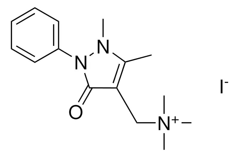 Sigma-Aldrich (2,3-DIMETHYL-5-OXO-1-PHENYL-3-PYRAZOLIN-4-YLMETHYL)TRIMETHYLAMMONIUM IODIDE,AldrichCPR