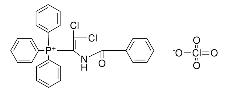 Sigma-Aldrich (2,2-DICHLORO-1-PHENYLACETYLAMINO-VINYL)-TRIPHENYL-PHOSPHONIUM, PERCHLORATE，AldrichCPR