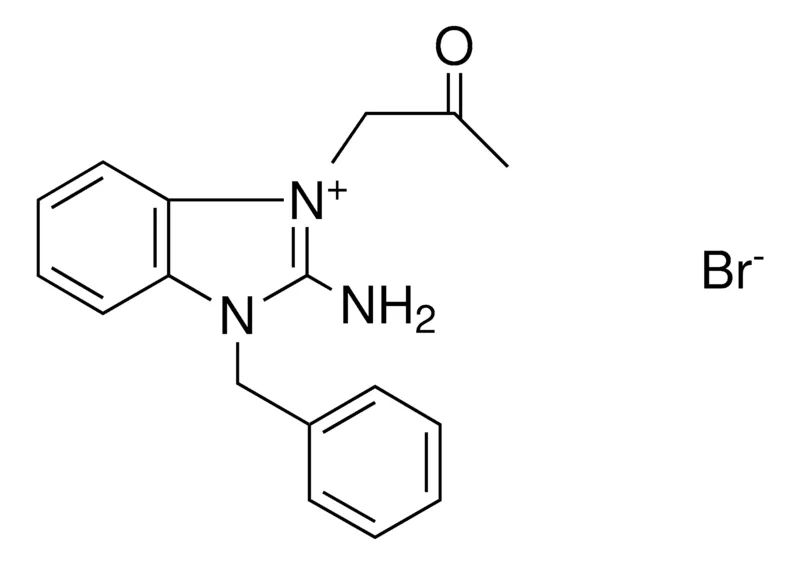 Sigma-Aldrich 2-AMINO-3-BENZYL-1-(2-OXO-PROPYL)-3H-BENZOIMIDAZOL-1-IUM, BROMIDE,AldrichCPR