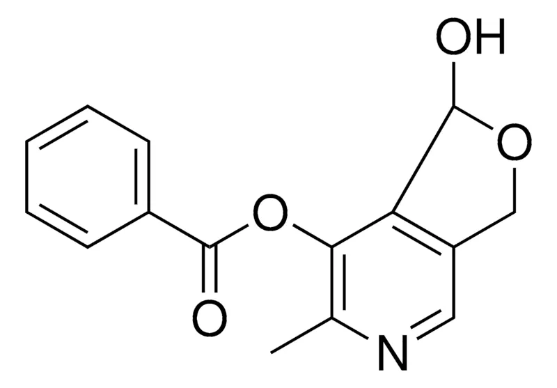 Sigma-Aldrich BENZOIC ACID 1-HYDROXY-6-METHYL-1,3-DIHYDRO-FURO(3,4-C)PYRIDIN-7-YL ESTER,AldrichCPR