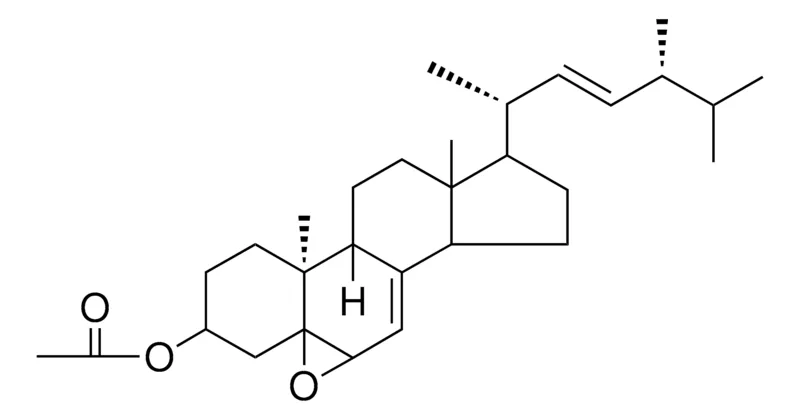Sigma-Aldrich (22E)-5,6-BETA-EPOXY-5-BETA,9-BETA,10-ALPHA-ERGOSTA-7,22-DIEN-3-BETA-YL ACETATE,AldrichCPR