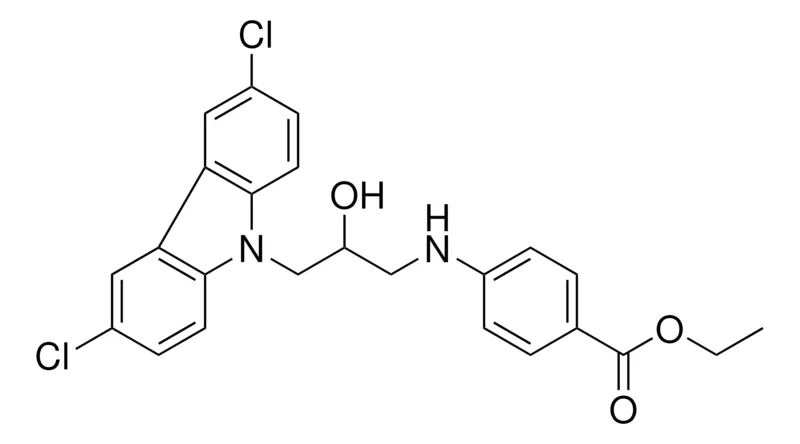 Sigma-Aldrich 4-(3-(3,6-DICHLORO-CARBAZOL-9-YL)-2-HO-PROPYLAMINO)-BENZOIC ACID ETHYL ESTER,AldrichCPR