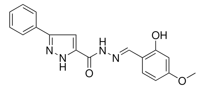 Sigma-Aldrich 5-PH-2H-PYRAZOLE-3-CARBOXYLIC ACID (2-HYDROXY-4-METHOXY-BENZYLIDENE)-HYDRAZIDE,AldrichCPR