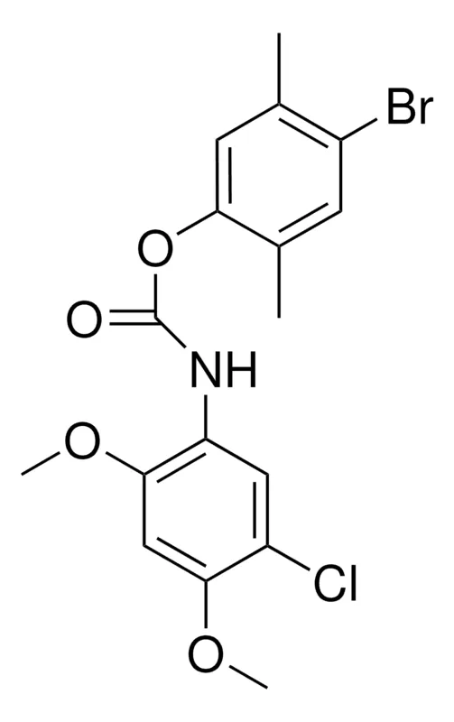 Sigma-Aldrich 4-BROMO-2,5-DIMETHYLPHENYL N-(5-CHLORO-2,4-DIMETHOXYPHENYL)CARBAMATE,AldrichCPR