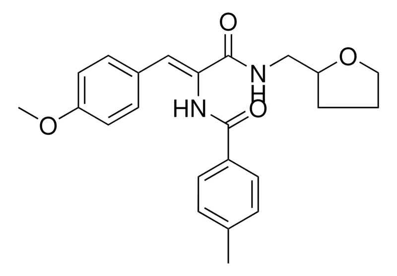 Sigma-Aldrich N-(2-(4-MEO-PH)-1-((4H-FURAN-2-YLMETHYL)-CARBAMOYL)-VINYL)-4-METHYL-BENZAMIDE,AldrichCPR