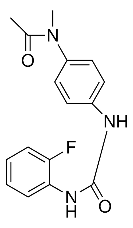 Sigma-Aldrich 1-(2-FLUOROPHENYL)-3-(4-(N-METHYLACETAMIDO)PHENYL)UREA,AldrichCPR