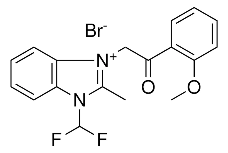 Sigma-Aldrich 3-(DI-F-METHYL)-1-(2-(2-MEO-PH)-2-OXOETHYL)-2-ME-3H-BENZIMIDAZOL-1-IUM BROMIDE,AldrichCPR