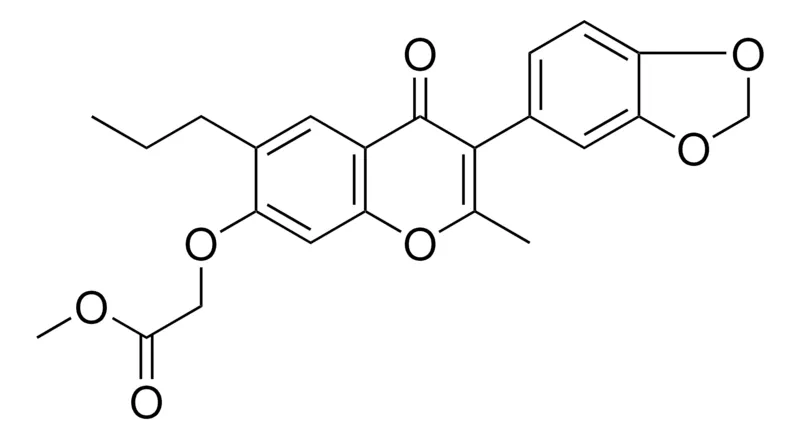Sigma-Aldrich ME ((3-(1,3-BENZODIOXOL-5-YL)-2-ME-4-OXO-6-PROPYL-4H-CHROMEN-7-YL)OXY)ACETATE,AldrichCPR