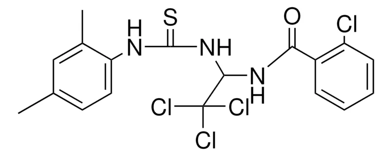 Sigma-Aldrich 2-CL-N-(2,2,2-TRICHLORO-1-(3-(2,4-DIMETHYL-PHENYL)-THIOUREIDO)-ETHYL)-BENZAMIDE,AldrichCPR