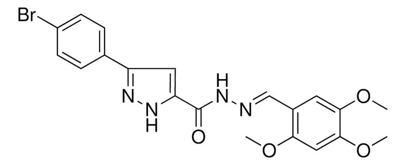Sigma-Aldrich 5(4-BR-PH)-2H-PYRAZOLE-3-CARBOXYLIC ACID (2,4,5-TRIMETHOXY-BENZYLIDENE)HYDRAZIDE，AldrichCPR