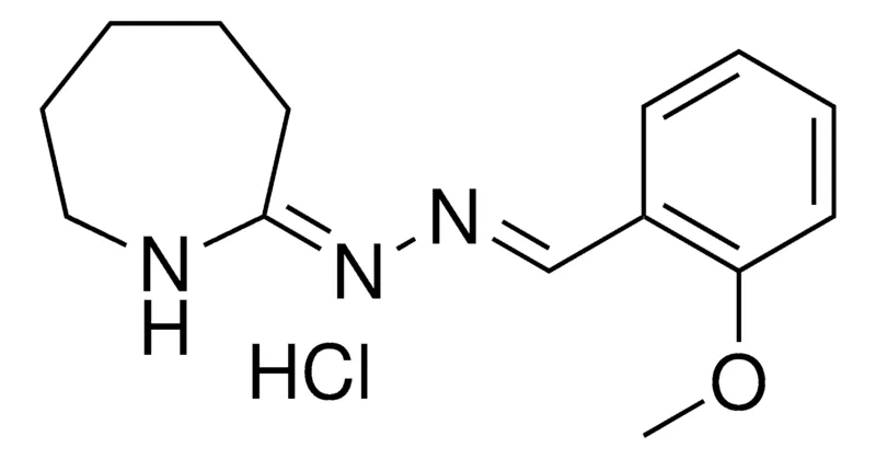 Sigma-Aldrich N-AZEPAN-2-YLIDENE-N'-(2-METHOXY-BENZYLIDENE)-HYDRAZINE, HYDROCHLORIDE,AldrichCPR