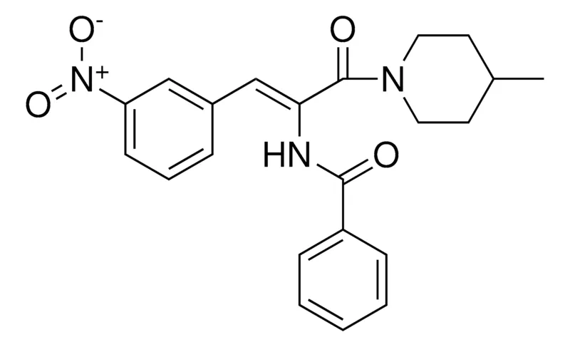 Sigma-Aldrich N-(1-(4-METHYL-PIPERIDINE-1-CARBONYL)-2-(3-NITRO-PHENYL)-VINYL)-BENZAMIDE,AldrichCPR