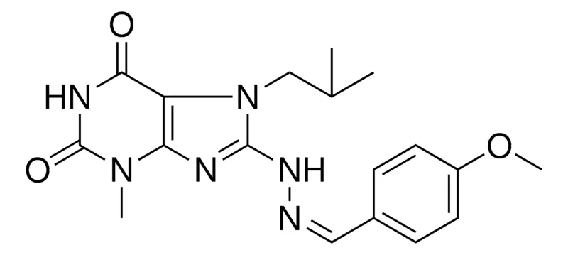 Sigma-Aldrich 7-ISOBUTYL-8-(N'-(4-MEO-BENZYLIDENE)-HYDRAZINO)-3-ME-3,7-2H-PURINE-2,6-DIONE,AldrichCPR