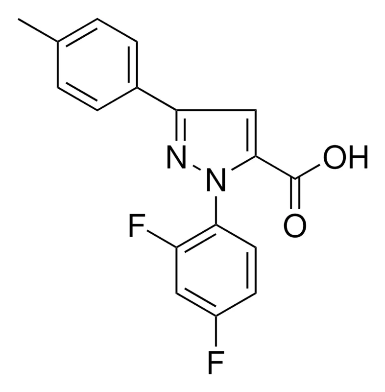 Sigma-Aldrich 1-(2,4-DIFLUOROPHENYL)-3-(4-METHYLPHENYL)-1H-PYRAZOLE-5-CARBOXYLIC ACID,AldrichCPR