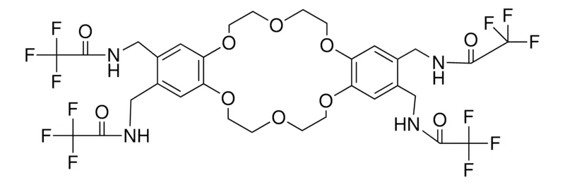 Sigma-Aldrich 2,2,2-TRIFLUORO-N-[(3,13,14-TRIS{[(TRIFLUOROACETYL)AMINO]METHYL}-6,7,9,10,17,18,20,21-OCTAHYDRODIBENZO[B,K][1,4,7,10,13,16]HEXAOXACYCLOOCTADECIN-2-YL)METHYL]ACETAMIDE，AldrichCPR