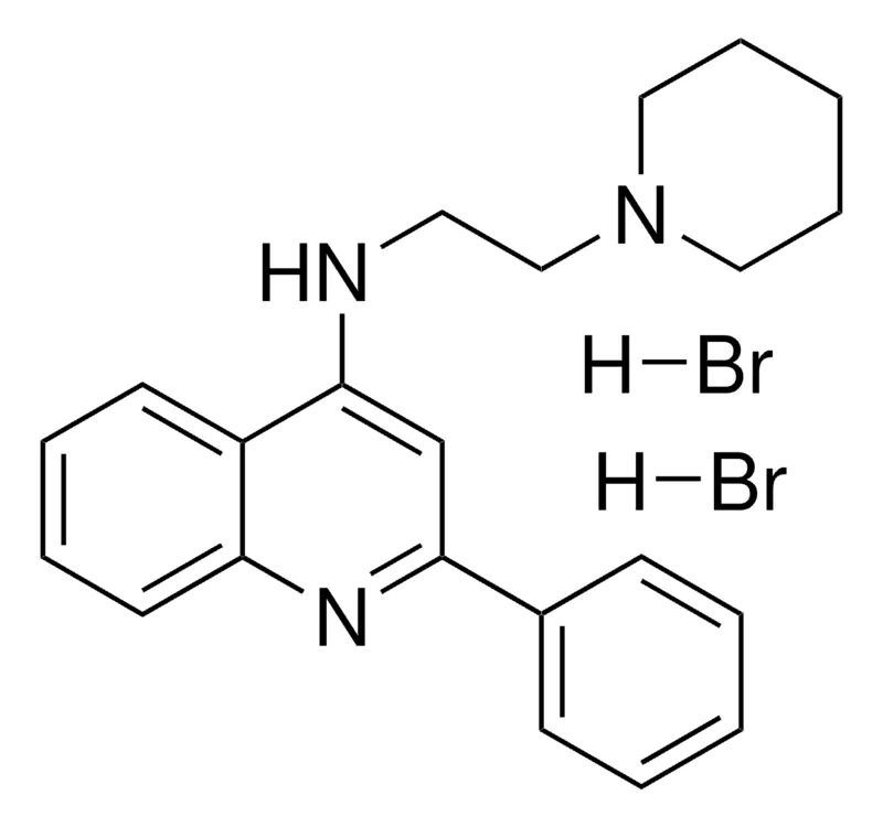 Sigma-Aldrich 2-PHENYL-N-(2-(1-PIPERIDINYL)ETHYL)-4-QUINOLINAMINE DIHYDROBROMIDE,AldrichCPR