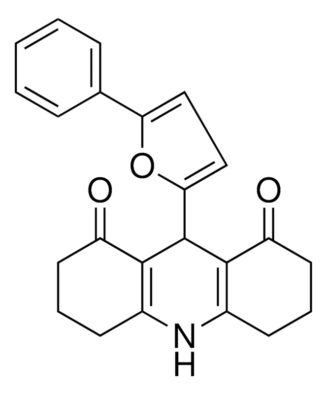 Sigma-Aldrich 9-(5-PHENYL-2-FURYL)-3,4,6,7,9,10-HEXAHYDRO-1,8(2H,5H)-ACRIDINEDIONE,AldrichCPR