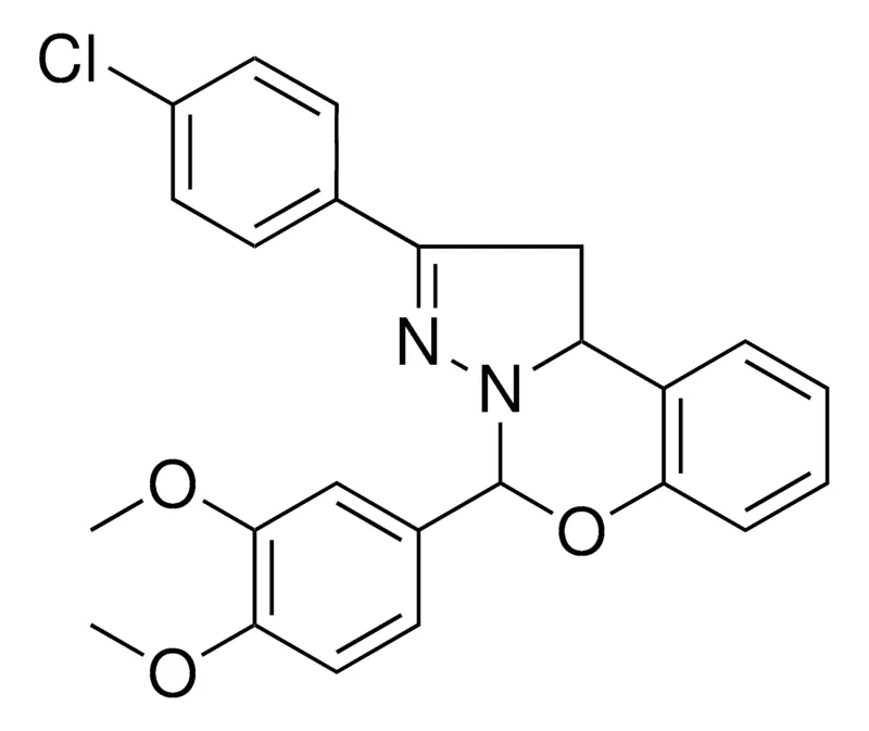 Sigma-Aldrich 2-(4-CL-PH)4-(3,4-DIMETHOXY-PH)1,9B-2H-5-OXA-3,3A-DIAZA-CYCLOPENTA(A)NAPHTHALENE,AldrichCPR