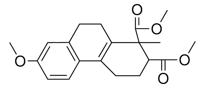 Sigma-Aldrich DIMETHYL 1,2,3,4,9,10-HEXAHYDRO-7-METHOXY-1-METHYL-1,2-PHENANTHRENEDICARBOXYLATE,AldrichCPR