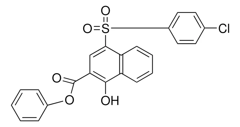 Sigma-Aldrich PHENYL 4-(4-CHLOROPHENYLSULFONYL)-1-HYDROXY-2-NAPHTHOATE,AldrichCPR