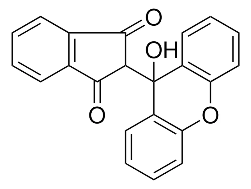 Sigma-Aldrich 2-(9-HYDROXY-9H-XANTHEN-9-YL)-INDAN-1,3-DIONE,AldrichCPR