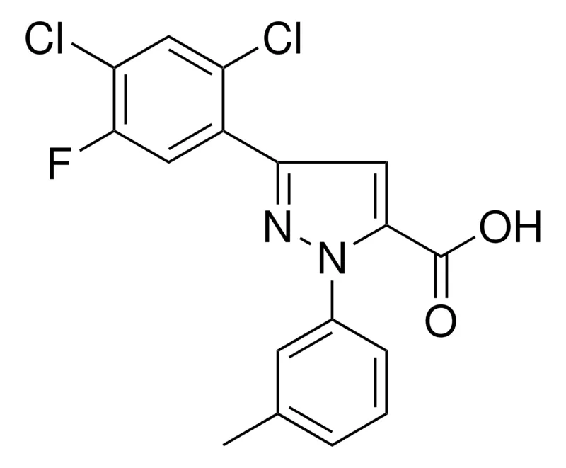 Sigma-Aldrich 3-(2,4-DICHLORO-5-FLUOROPHENYL)-1-(3-METHYLPHENYL)-1H-PYRAZOLE-5-CARBOXYLIC ACID,AldrichCPR