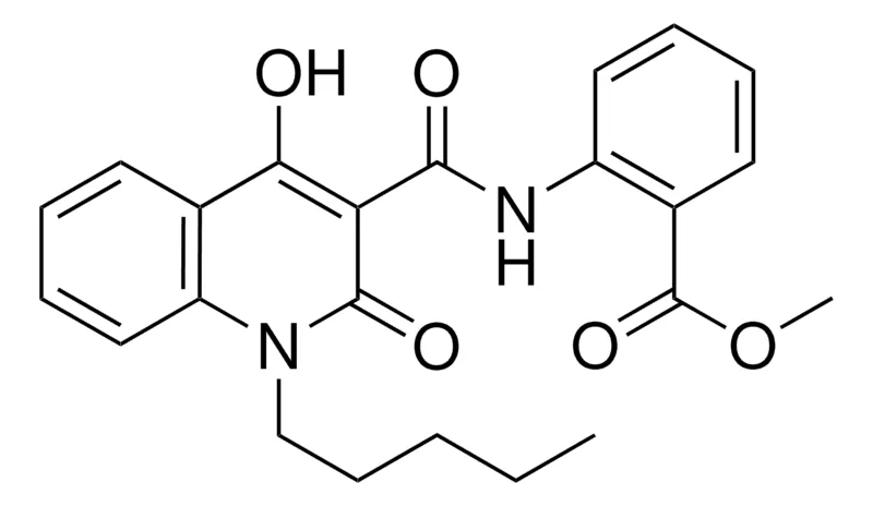 Sigma-Aldrich 2((4-HO-2-OXO-1-PENTYL-1,2-2H-QUINOLINE-3-CARBONYL)-AMINO)-BENZOIC ACID ME ESTER,AldrichCPR