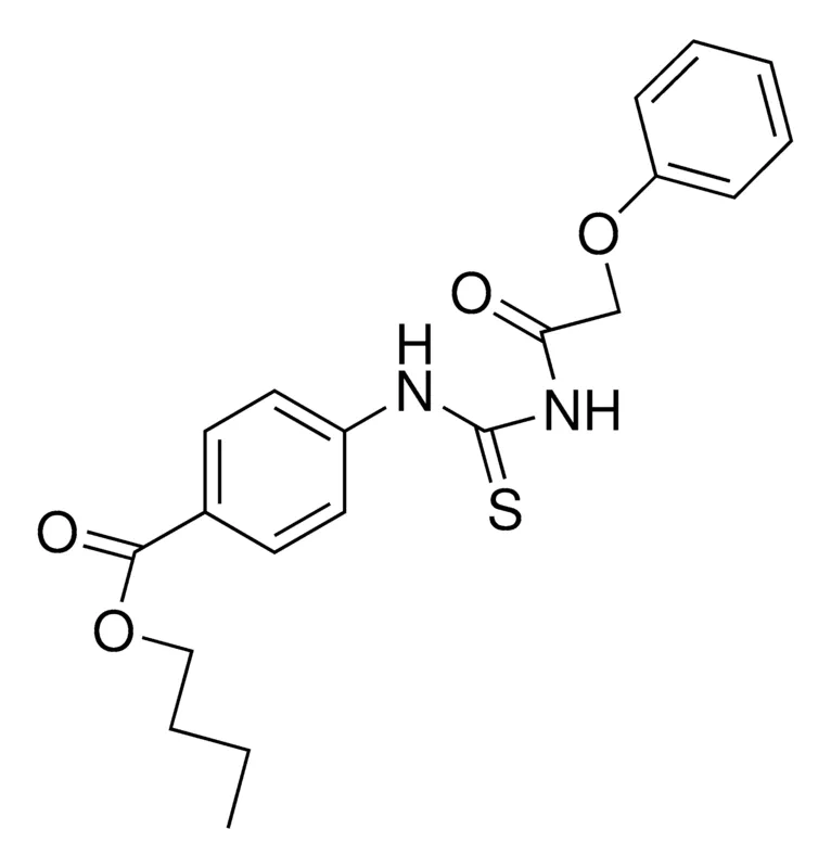 Sigma-Aldrich BUTYL 4-(3-(2-PHENOXYACETYL)-2-THIOUREIDO)BENZOATE,AldrichCPR