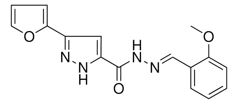 Sigma-Aldrich 5-FURAN-2-YL-2H-PYRAZOLE-3-CARBOXYLIC ACID (2-METHOXY-BENZYLIDENE)-HYDRAZIDE,AldrichCPR