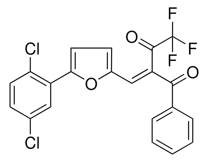 Sigma-Aldrich 2-(5-(2,5-DICHLORO-PH)FURAN-2-YLMETHYLENE)-4,4,4-TRIFLUORO-1-PH-BUTANE-1,3-DIONE,AldrichCPR
