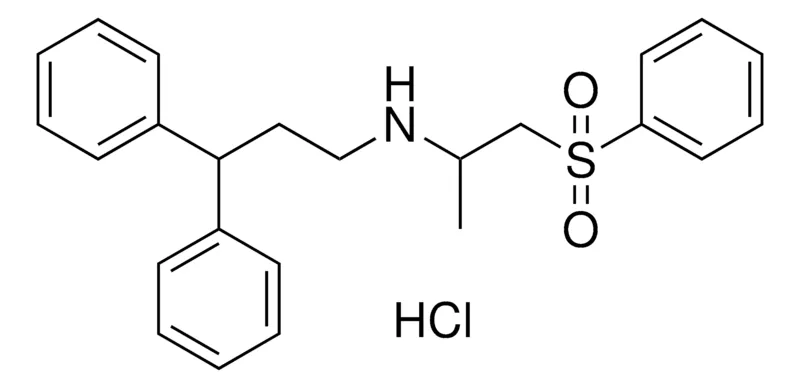 Sigma-Aldrich N-(1-METHYL-2-(PHENYLSULFONYL)ETHYL)-3,3-DIPHENYL-1-PROPANAMINE HYDROCHLORIDE，AldrichCPR