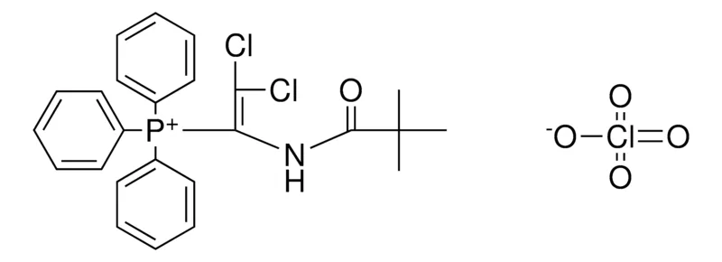 Sigma-Aldrich (DICHLORO-1-(DIMETHYL-PROPIONYLAMINO)-VINYL)-TRIPHENYL-PHOSPHONIUM, PERCHLORATE,AldrichCPR