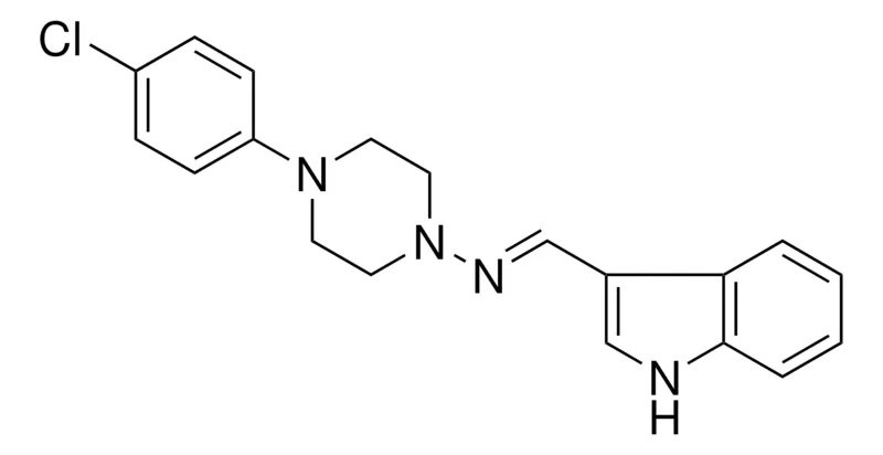 Sigma-Aldrich (4-(4-CHLORO-PHENYL)-PIPERAZIN-1-YL)-(1H-INDOL-3-YLMETHYLENE)-AMINE,AldrichCPR
