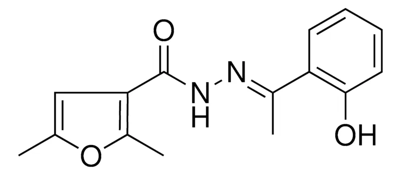 Sigma-Aldrich 2,5-DIMETHYL-FURAN-3-CARBOXYLIC ACID (1-(2-HYDROXY-PHENYL)-ETHYLIDENE)-HYDRAZIDE,AldrichCPR