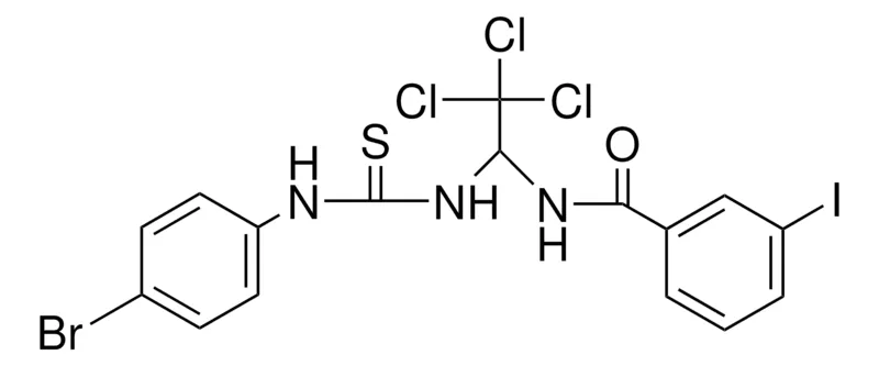 Sigma-Aldrich N-(1-(3-(4-BROMO-PHENYL)-THIOUREIDO)-2,2,2-TRICHLORO-ETHYL)-3-IODO-BENZAMIDE,AldrichCPR
