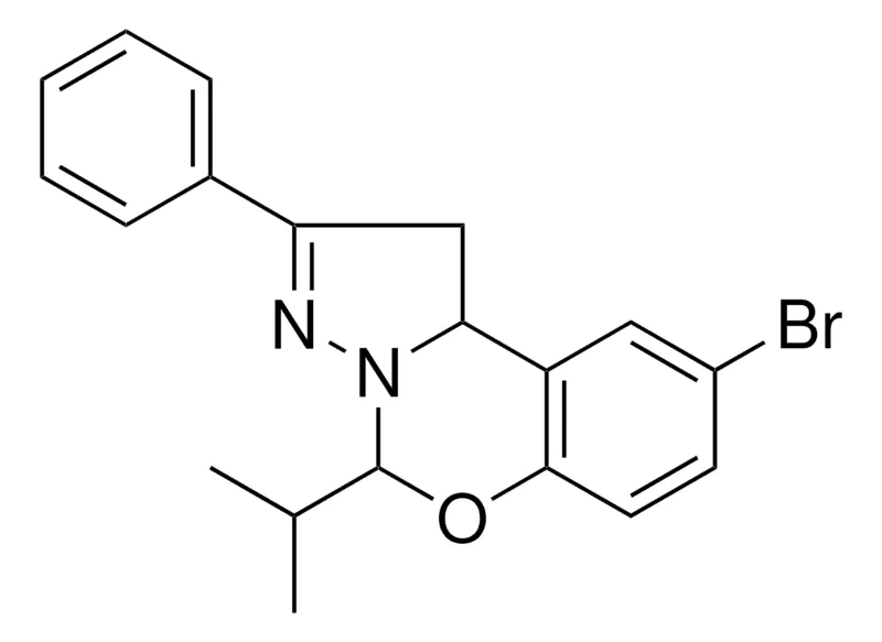 Sigma-Aldrich 8-BR-4-ISOPROPYL-2-PHENYL-1,9B-DIHYDRO-5-OXA-3,3A-DIAZA-CYCLOPENTA(A)NAPHTHALENE,AldrichCPR