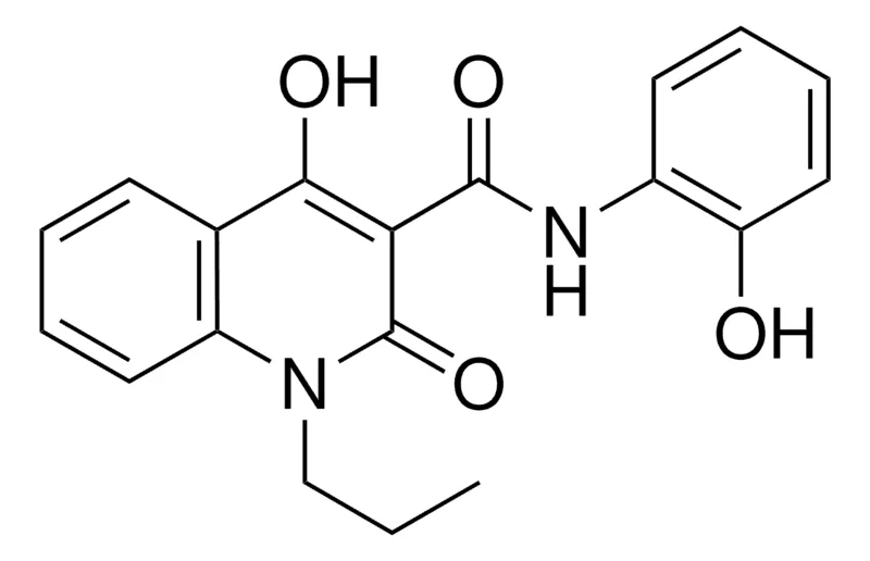 Sigma-Aldrich 4-HO-2-OXO-1-PR-1,2-DIHYDRO-QUINOLINE-3-CARBOXYLIC ACID (2-HYDROXY-PHENYL)-AMIDE,AldrichCPR