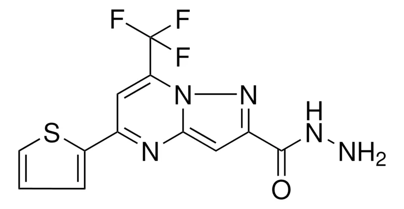 Sigma-Aldrich 5-THIOPHEN-2-YL-7-TRI-F-ME-PYRAZOLO(1,5-A)PYRIMIDINE-2-CARBOXYLIC ACID HYDRAZIDE，AldrichCPR