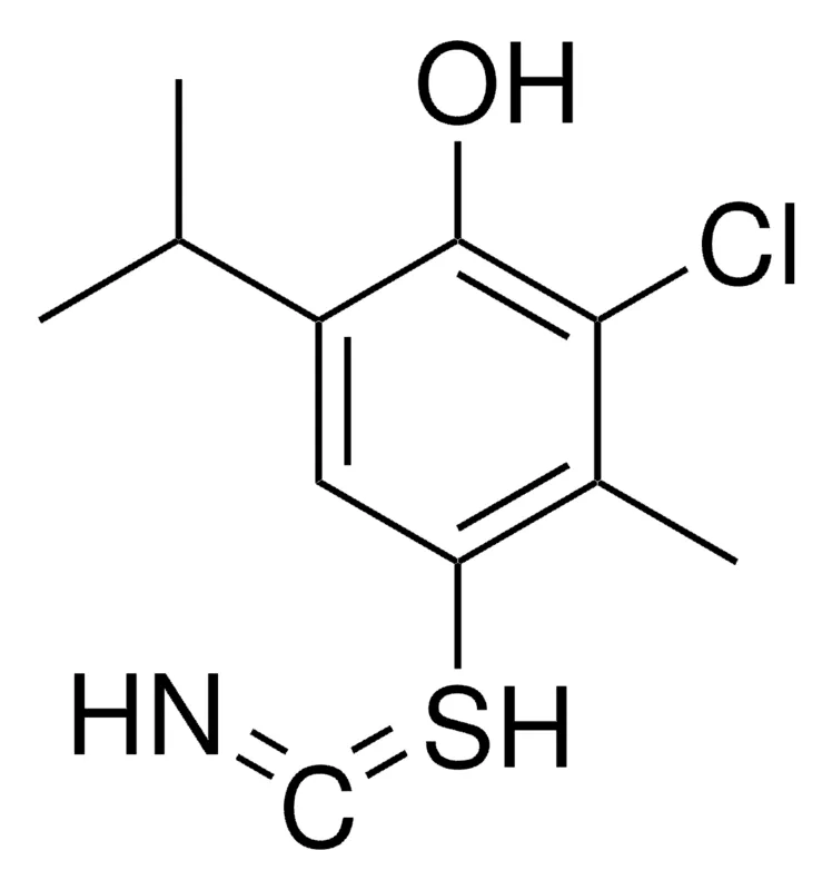Sigma-Aldrich 2-CHLORO-4-(IMINOMETHYLENE-SULFANYL)-6-ISOPROPYL-3-METHYL-PHENOL,AldrichCPR