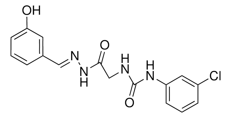 Sigma-Aldrich 2-(3-(3-CHLOROPHENYL)UREIDO)ACETIC (3-HYDROXYBENZYLIDENE)HYDRAZIDE，AldrichCPR