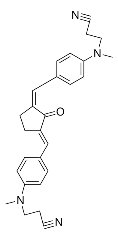Sigma-Aldrich 2,5-BIS(4-(N-2-CYANOETHYL-N-METHYLAMINO)BENZYLIDENE)CYCLOPENTANONE,AldrichCPR