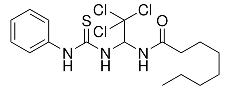 Sigma-Aldrich OCTANOIC ACID (2,2,2-TRICHLORO-1-(3-PHENYL-THIOUREIDO)-ETHYL)-AMIDE,AldrichCPR
